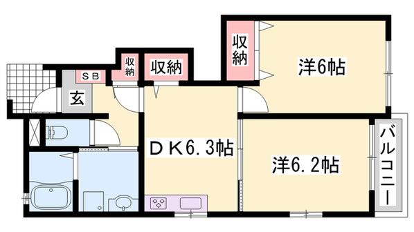 シン・シン・ハウスCの物件間取画像